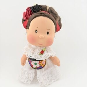 Vintage Muñeca Pituka Veracruzana Mexicana Guelaguetza Dress Mexico Girl‎ Doll N
